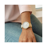 Anne Klein Women’s Resin Bracelet Watch – Blush Pink/Gold