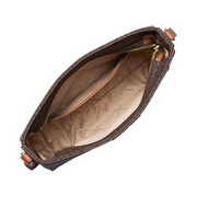 Michael Kors Jet Set Large Messenger Bag – Signature Logo Canvas