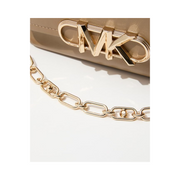 Michael Kors Contemporary Parker Medium Chain Swag Camera Crossbody Bag – Camel