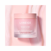 LANEIGE Bouncy and Firm Sleeping Mask – Overnight Gel Mask with Peony & Collagen Complex for Firming and Barrier-Boosting Hydration | 2.0 fl oz