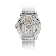 MIDO Baroncelli Smiling Moon Lady – Swiss Automatic Women’s Watch | 33mm White Dial, Stainless Steel – M0272071101001