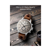 Invicta S1 Rally Men’s Chronograph Watch – Stainless Steel White Dial 48mm