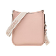 Michael Kors Women’s Messenger Bag – Leather Crossbody with Gold-Tone Hardware