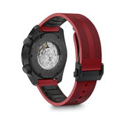 Victorinox Air Pro Automatic Men’s Watch – 43mm Black Dial & Red Rubber Strap