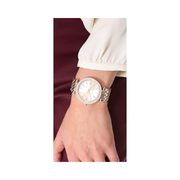 Michael Kors Darci Women’s Stainless Steel Watch – Pavé Crystal Bezel, Rose Gold (39mm)