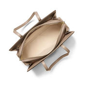 Michael Kors Laila Medium Tote Bag – Gold-tone Hardware / Birch