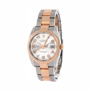 Rolex Pre-Loved Oyster Perpetual Datejust 36 mm – Stainless Steel & 18K Rose Gold Automatic Watch