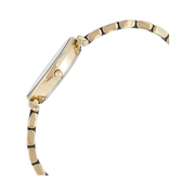 Anne Klein Women's Genuine Diamond Ceramic Bracelet Watch – Black & Gold, 30mm