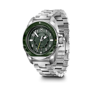 Victorinox Journey 1884 Automatic Men’s Watch – 43mm Green Dial & Stainless Steel Bracelet