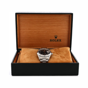 Rolex Pre-Loved Oyster Perpetual Date 34 mm – Stainless Steel Automatic Men’s Watch with Blue Dial