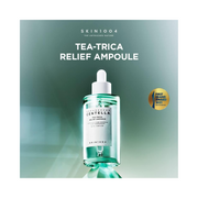 SKIN1004 Madagascar Centella Tea-Trica Relief Ampoule | 100ml (3.38 fl.oz) | Soothing Hydration for Sensitive & Acne-Prone Skin