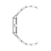 Nine West Women’s Bracelet Watch – Silver-Tone Sunray Dial