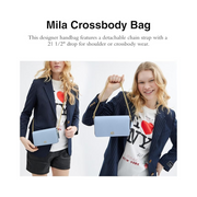 Coach Mila Crossbody Bag – Polished Pebble Leather Compact Designer Purse