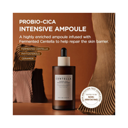 SKIN1004 Madagascar Centella Probio-Cica Intensive Ampoule – 95ml | Soothing & Strengthening Serum with Probiotics, Hyaluronic Acid & Antioxidants