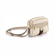 Gucci Pre-Loved Ophidia Shoulder Bag – Mini GG Coated Canvas, Neutral