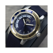 Invicta Men’s Specialty Quartz Watch – Blue Silicone Strap Blue & White Dial 45mm