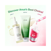 ANUA 3-Step Glass Skin Beginner Set – Korean Double Cleansing Oil, Gentle Foam Cleanser & TXA Serum with Niacinamide for Radiant, Even Skin