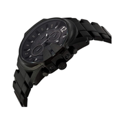 Diesel Men’s Master Chief Watch – Stainless Steel or Leather Band | Chronograph Quartz, 49mm Case | Midnight Black