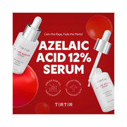 TIRTIR Azelaic Acid 12% Serum | Lightweight Hydrating Formula with Zinc PCA & Hyal-ZIP | Non-Comedogenic, Fragrance-Free, For Blemish-Prone Skin | 30ml / 1.01 Fl Oz