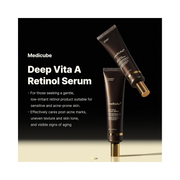 Medicube Deep Reviving Bakuchiol Retinol Facial Serum – 4th Gen Anti-Aging Retinol & Bakuchiol for Fine Lines, Uneven Skin Tone, and Blemish Scars – Korean Skincare, 1.01 oz