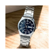 Casio MTP-V006D-1B2 Men’s Stainless Steel Day-Date Watch