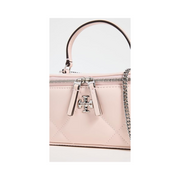 Tory Burch Women's Kira Diamond Quilt Vanity Case – Leather Crossbody Bag