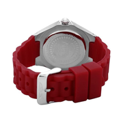 Invicta Angel Women’s Multi-Function Watch – Red Silicone Strap White Dial 38mm