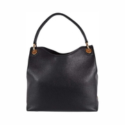 Prada Women's Vitello Daino Black Leather Satchel Bag – Luxury Designer Handbag 1BC051