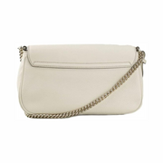 Gucci Soho Off-White Leather Crossbody Clutch Bag – Ivory GG Logo, Made in Italy