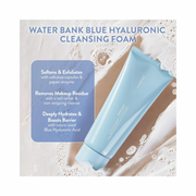 LANEIGE Water Bank Cleansing Foam – Hydrating Face Wash & Makeup Remover with Hyaluronic Acid & Papain Enzyme | 7.04 oz