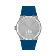 Movado Bold Fusion Men's Luxury Quartz Watch – 42mm Swiss Movement, Silicone Strap, 5 ATM Water Resistance