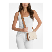 Michael Kors Nessa Small Messenger Bag – Signature Logo Canvas