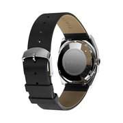 Timex Men’s E Line 34mm Automatic Watch – Stainless Steel Case, TV Dial Design, Eco-Friendly Leather Strap, Date Display