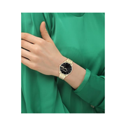 Coach Elliot Women's Gold-Tone Bracelet Watch – Black Dial, 36mm Quartz Timepiece