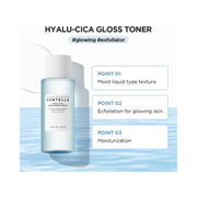 SKIN1004 Hyalu-CICA Brightening Toner – Hydrating & Exfoliating Face Toner with Niacinamide, AHA & LHA – 7.10 fl.oz (210ml)