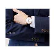 Tissot Chemin des Tourelles Powermatic 80 Men’s Automatic Watch – 39 mm, Rose Gold PVD & Leather Strap