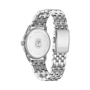 Citizen Eco-Drive Casual Women’s Watch – Silver Stainless Steel, Pink Dial