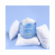 LANEIGE Water Sleeping Mask – Hydrating Overnight Gel Mask with Squalane, Niacinamide & Probiotic Complex | Brightening Korean Night Mask 2.36 fl oz