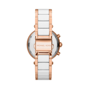 Michael Kors Parker Women’s Chronograph Watch – 39mm Rose Gold & White Two-Tone