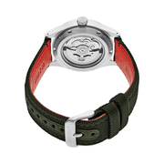 Seiko 5 Sports SRPH29 Men’s Automatic Watch – Green Dial, 4R36 Movement, Stainless Steel Case, Nylon Strap, 100m Water Resistance, Day/Date