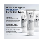 ANUA 3 Ceramide Panthenol Moisture Barrier Cream – Hydrating Face Moisturizer with Ceramides, Panthenol & Centella for Sensitive Skin (100ml / 3.38 fl. oz)