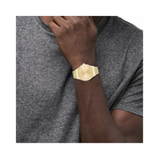 Calvin Klein Iconic Men’s Quartz Watch – Gold Plated 40mm Minimalist Luxury Timepiece, Scratch-Resistant Mineral Glass