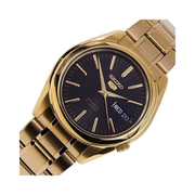 Seiko SNKL50 Series 5 Men’s Automatic Watch – Black Dial, Stainless Steel, 7S26 Movement, Day-Date Display, 36.5mm Case