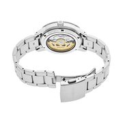 Seiko SSA425 Presage Men’s Automatic Watch – Black Open-Aperture Dial, Stainless Steel Case & Bracelet, 4R39 Movement, 50m Water Resistant