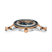 Rado Captain Cook 42mm Men’s Automatic Watch – Blue Dial, Rose Gold & Silver Bracelet, Swiss Made, 300m Water Resistant