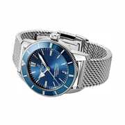 Breitling Superocean Heritage II 44mm Blue Dial Automatic Chronometer Men’s Watch – Stainless Steel AB2030161C1A1