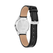 Citizen Ladies’ Eco-Drive Classic Leather Strap Watch – 3-Hand Date