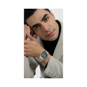 Michael Kors Lexington Men’s Chronograph Watch – Stainless Steel Bracelet, Black Dial | 44mm Quartz Movement