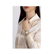Rado Centrix Automatic Diamonds – Women’s 30.5mm Swiss Automatic Watch | White Dial, Diamond Markers, Ceramic & PVD Bracelet