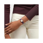 Swatch Women’s Repeat Chic Purple Casual Quartz Watch – 25mm